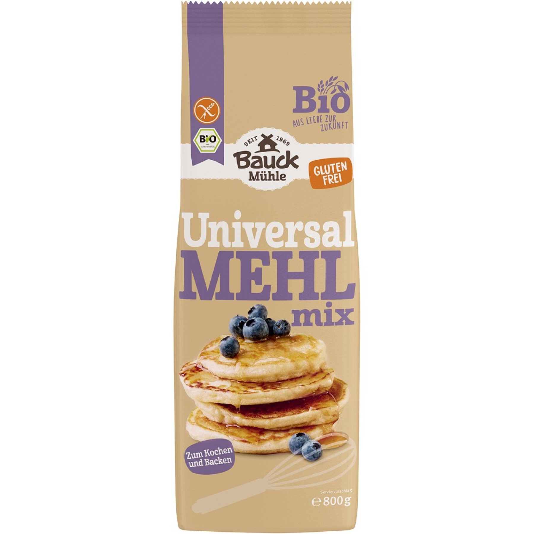 Mix bio de faina universala fara gluten - 800 g