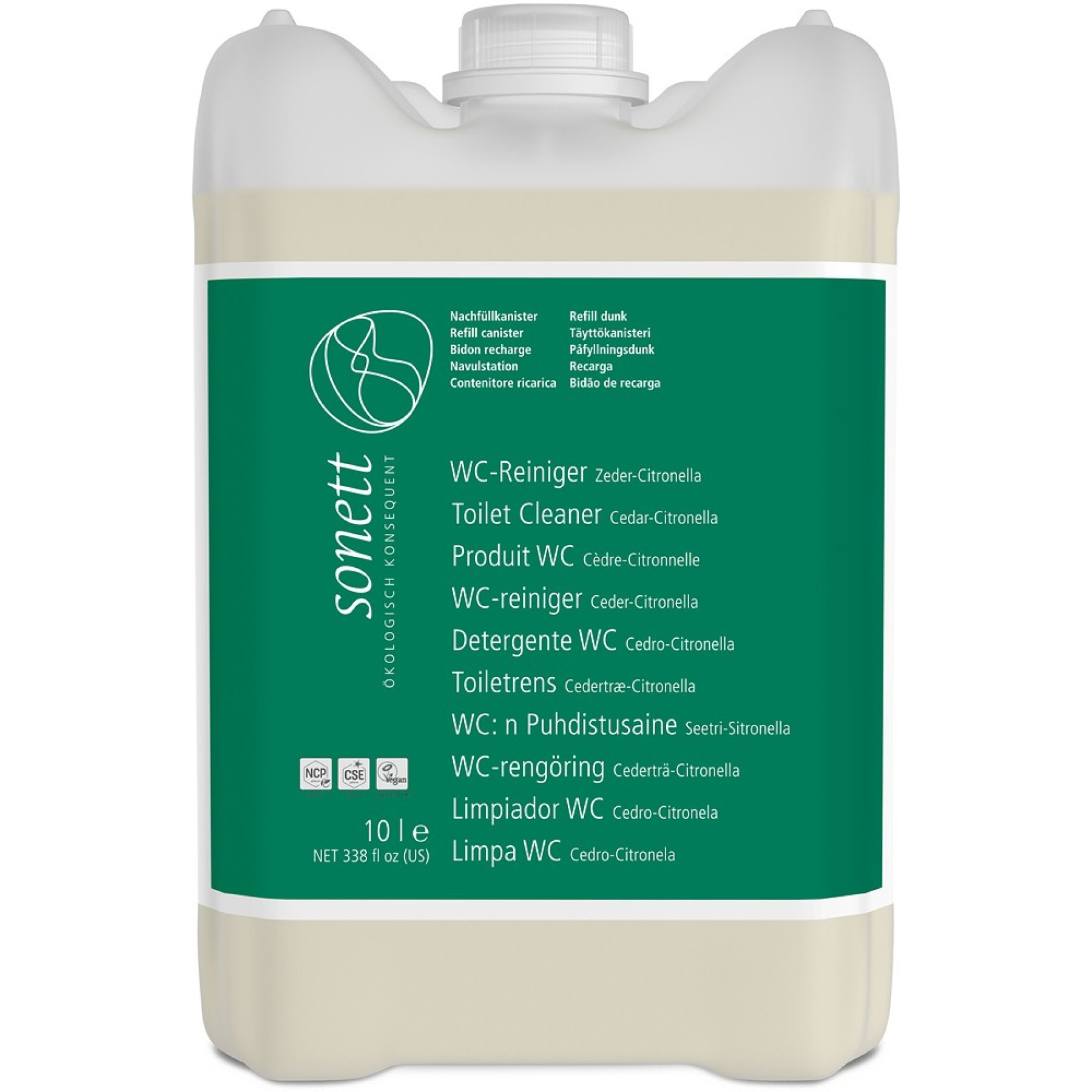 Solutie ecologica pentru curatat toaleta cu cedru si lamaita - 10 L