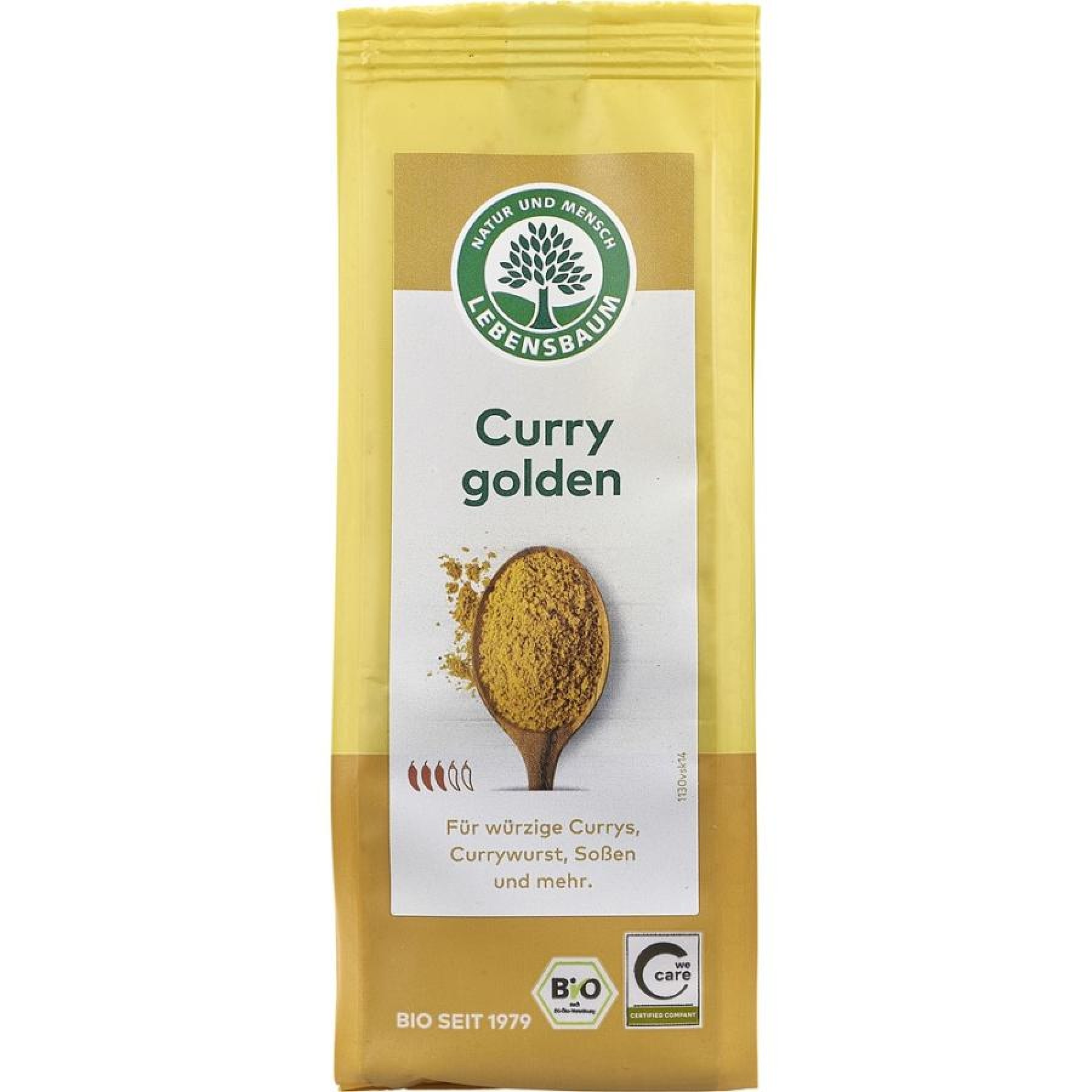 Curry auriu bio pentru orez legume si carne - 50 g