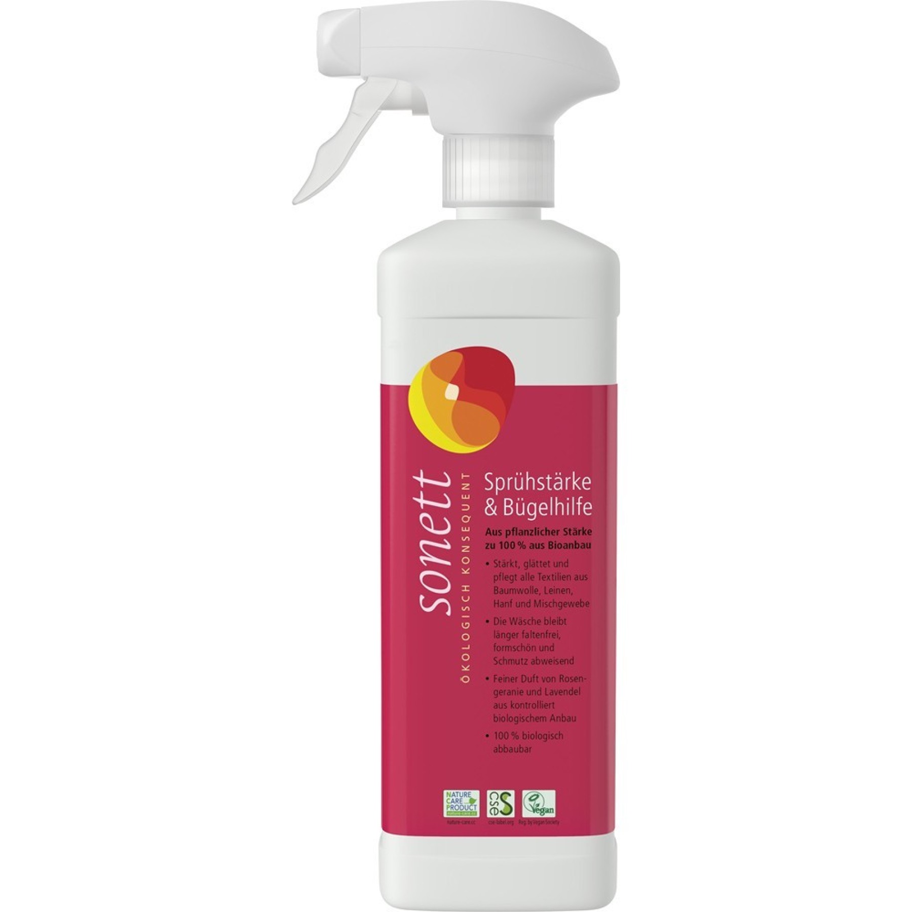 Solutie ecologica cu amidon pentru apretat haine - 500 ml