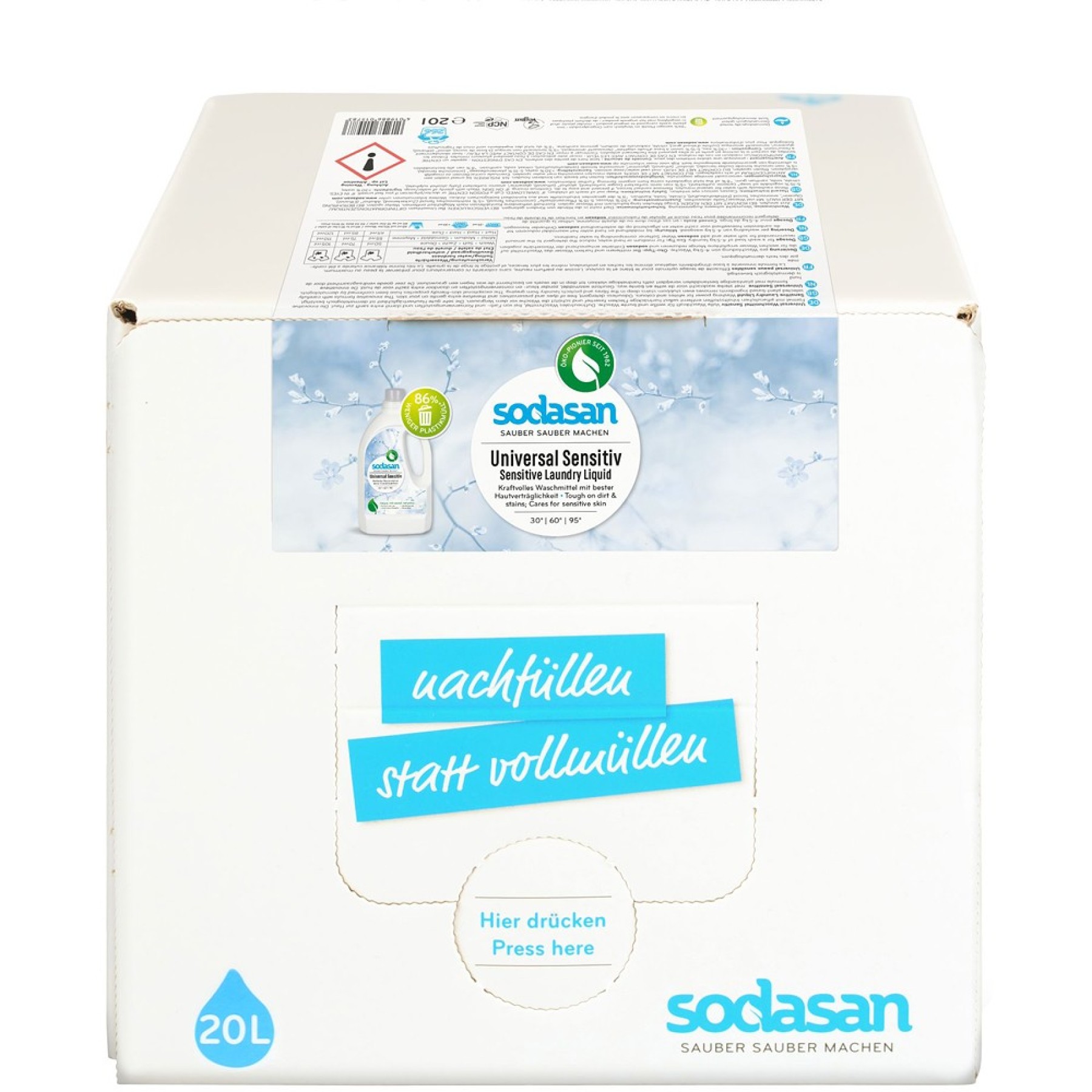 Detergent lichid universal sensitiv Bag-in-Box - 20 L