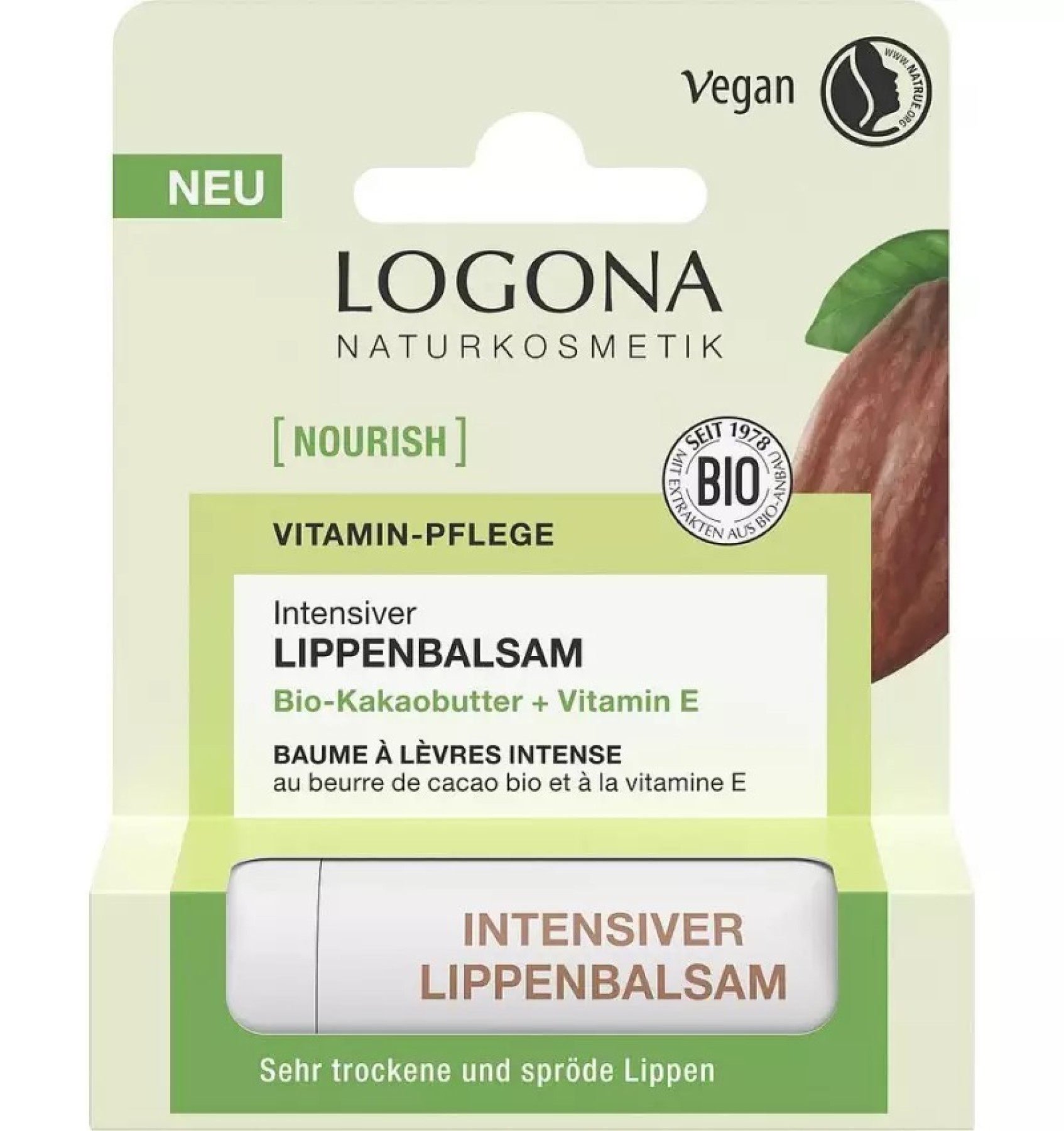 Bio Balsam pt buze cu unt de cacao 4.6g