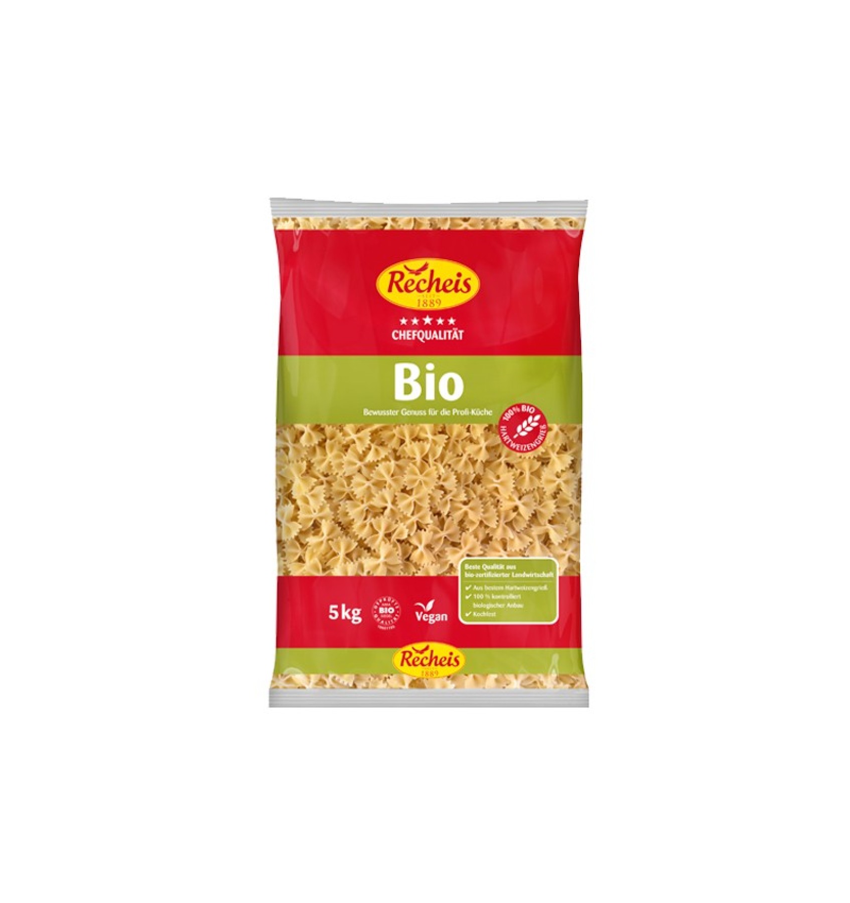 ECO/BIO Farfalle din gru dur 5 kg