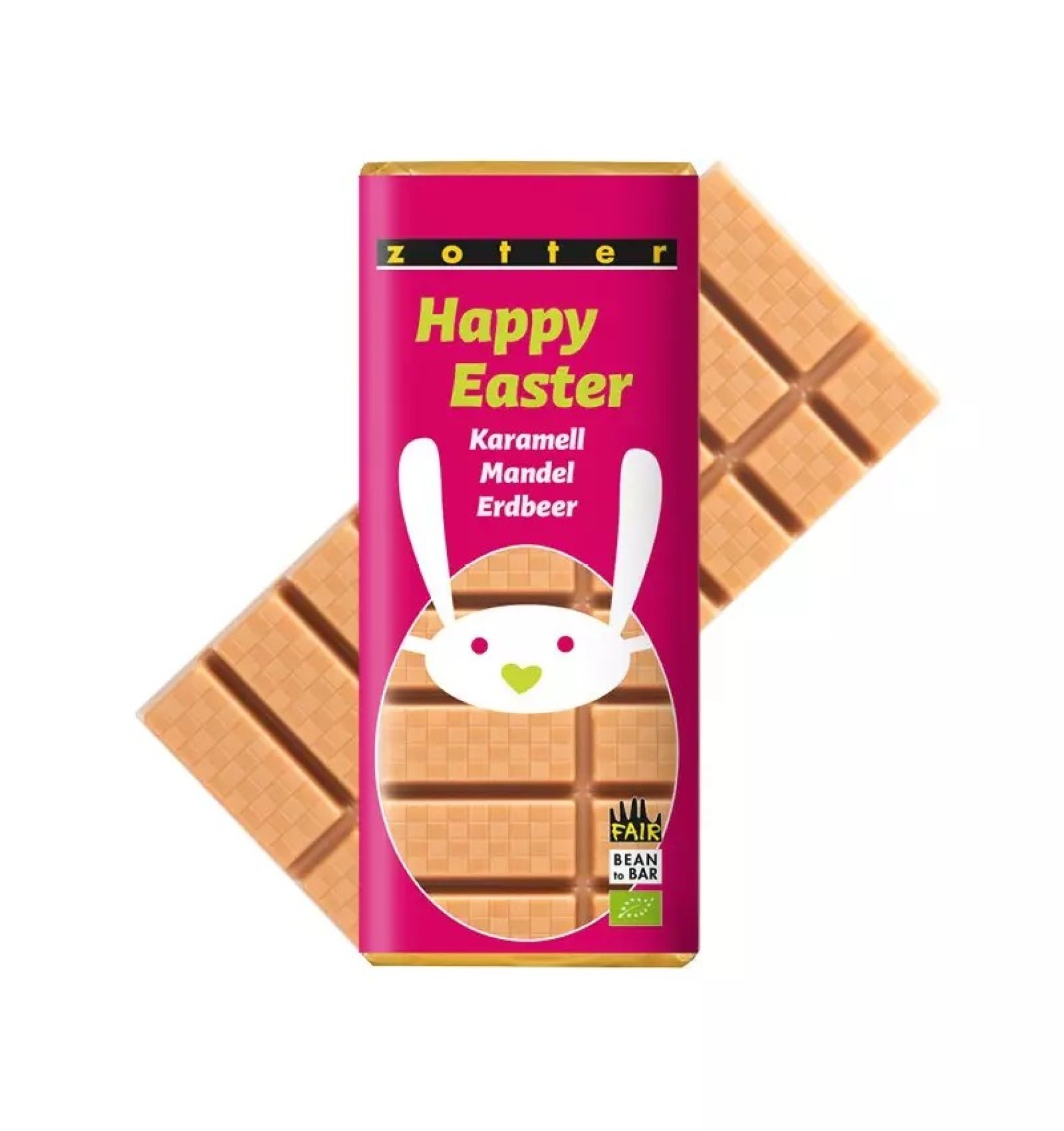 ECO/BIO Ciocolata Paste Fericit, 50gr Bio si Fair