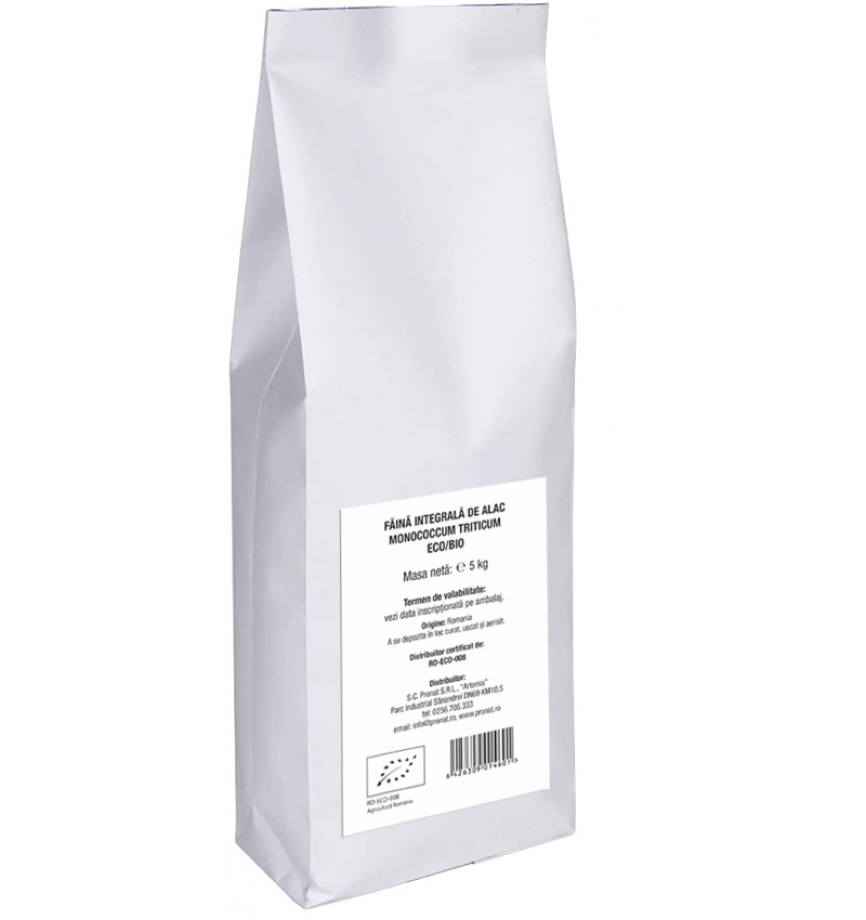ECO/BIO Faina integrala de alac (monococu triticum) eincorn 5kg