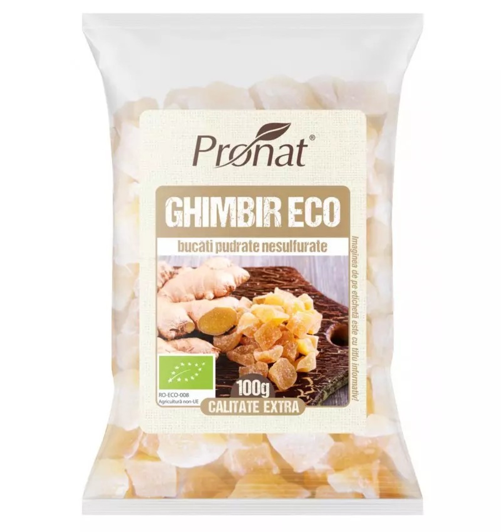 ECO/BIO Ghimbir bucati 100gr