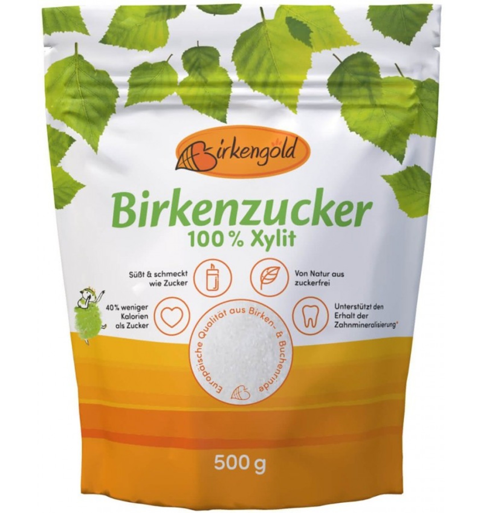Indulcitor 100% Xylitol, 500 g Birkengold