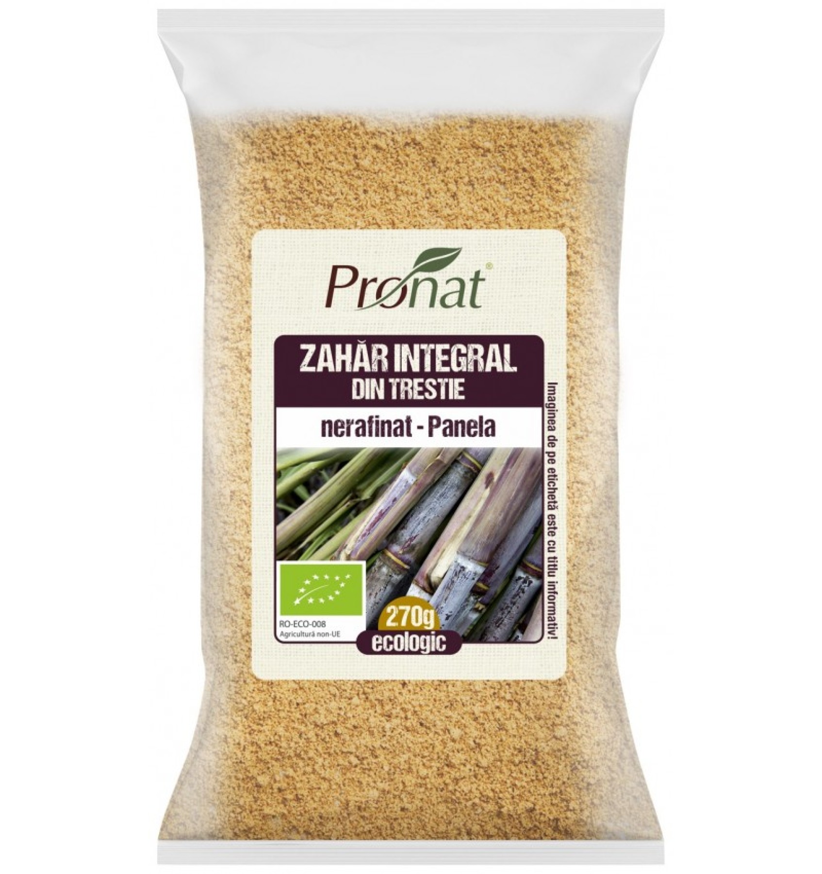 Zahar Panela BIO din trestie nerafinat, 270g