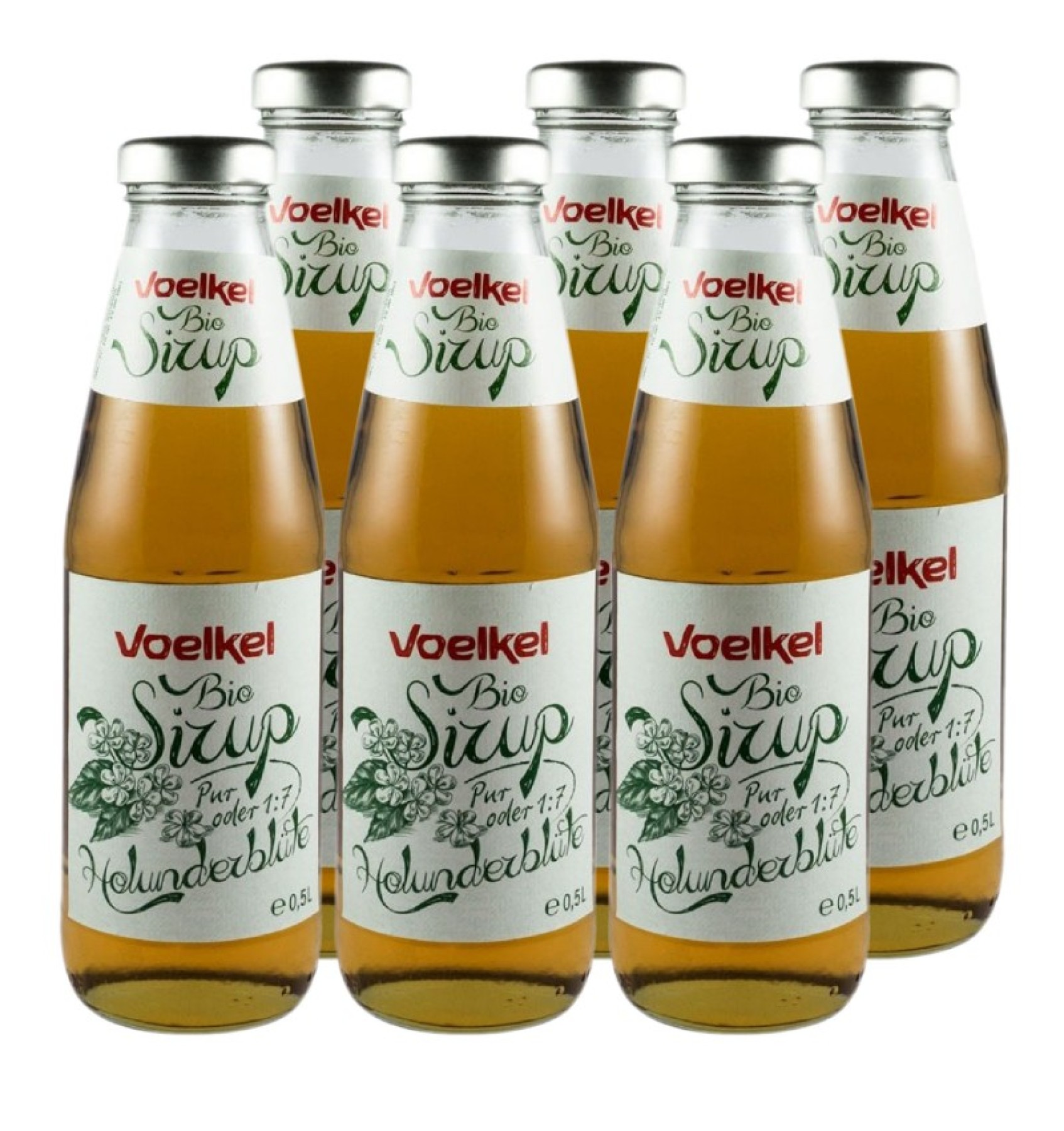 Sirop bio din flori de soc, 0,5l VOELKEL