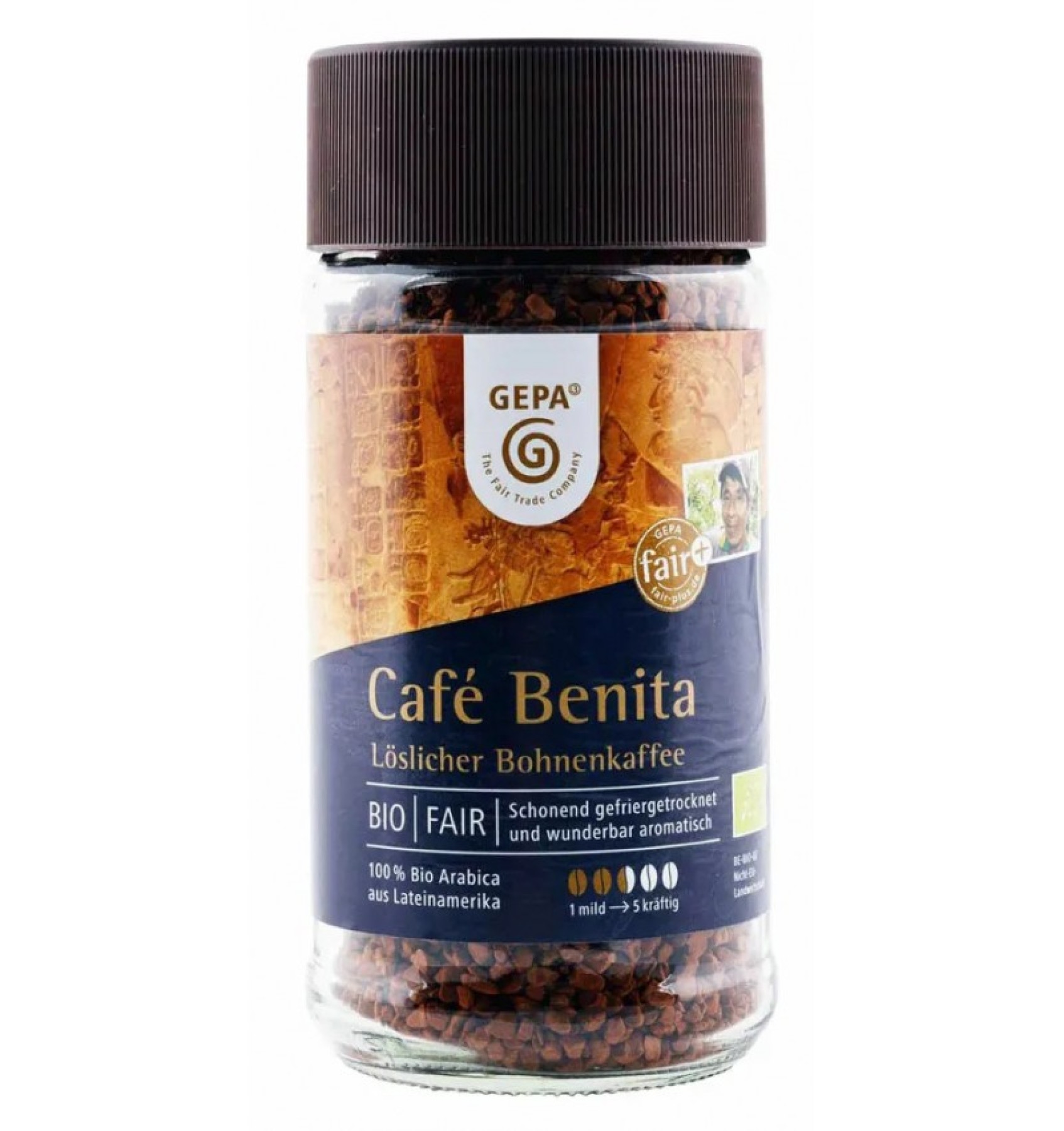 ECO/BIO Cafe Benita 100gr, cafea instant