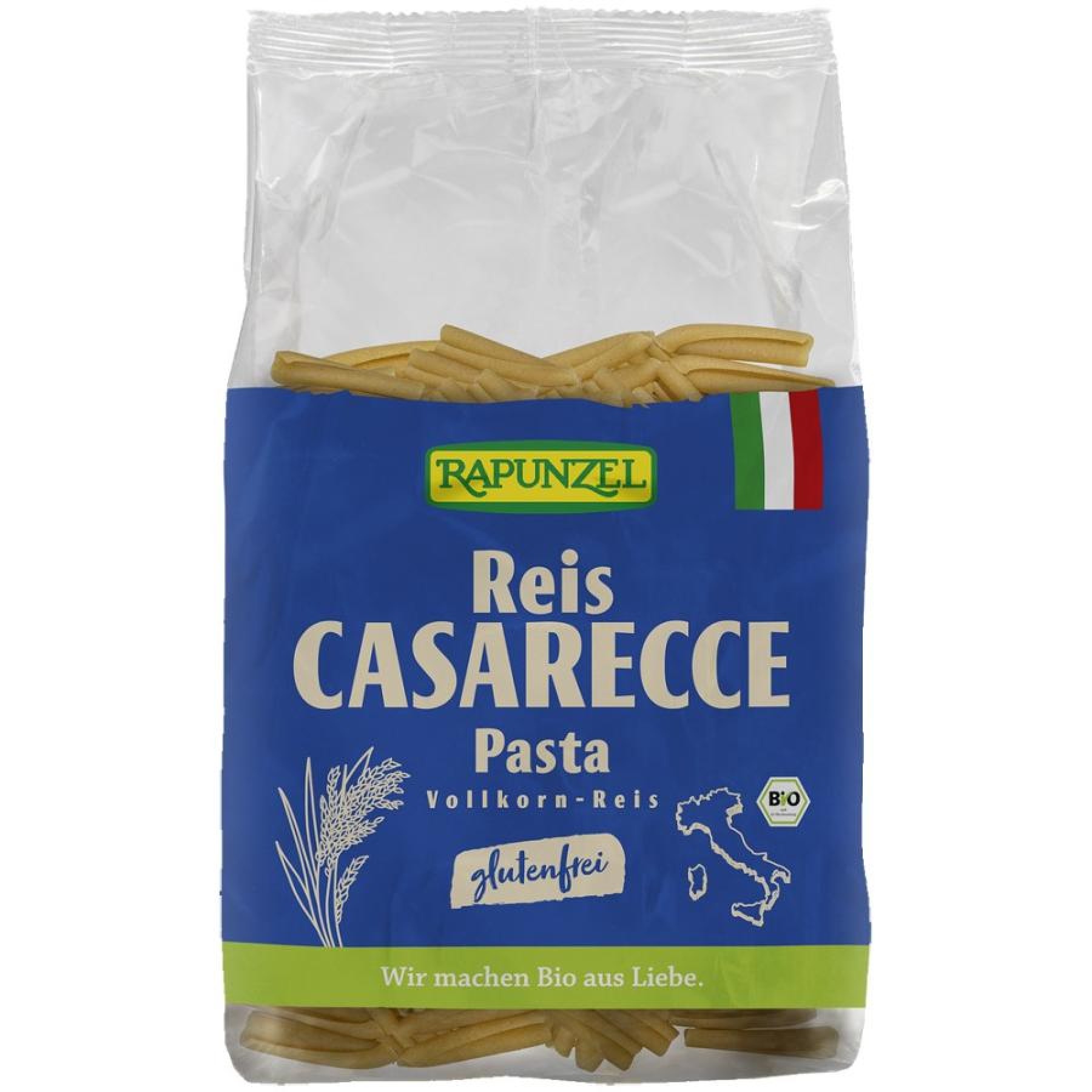 Casarecce bio din orez integral fara gluten - 250 g