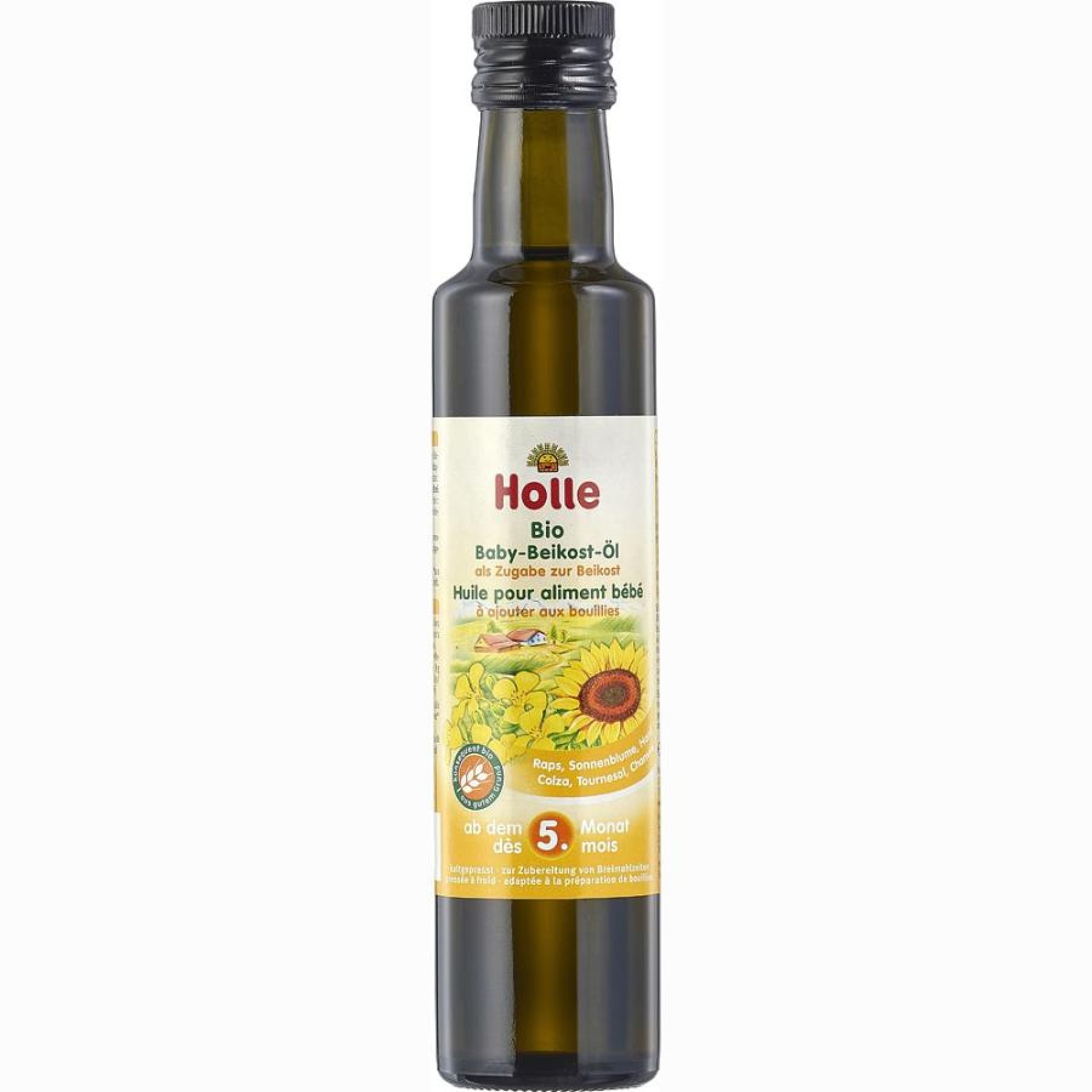 Ulei bio pentru hrana bebelusilor 5 luni - 250 ml