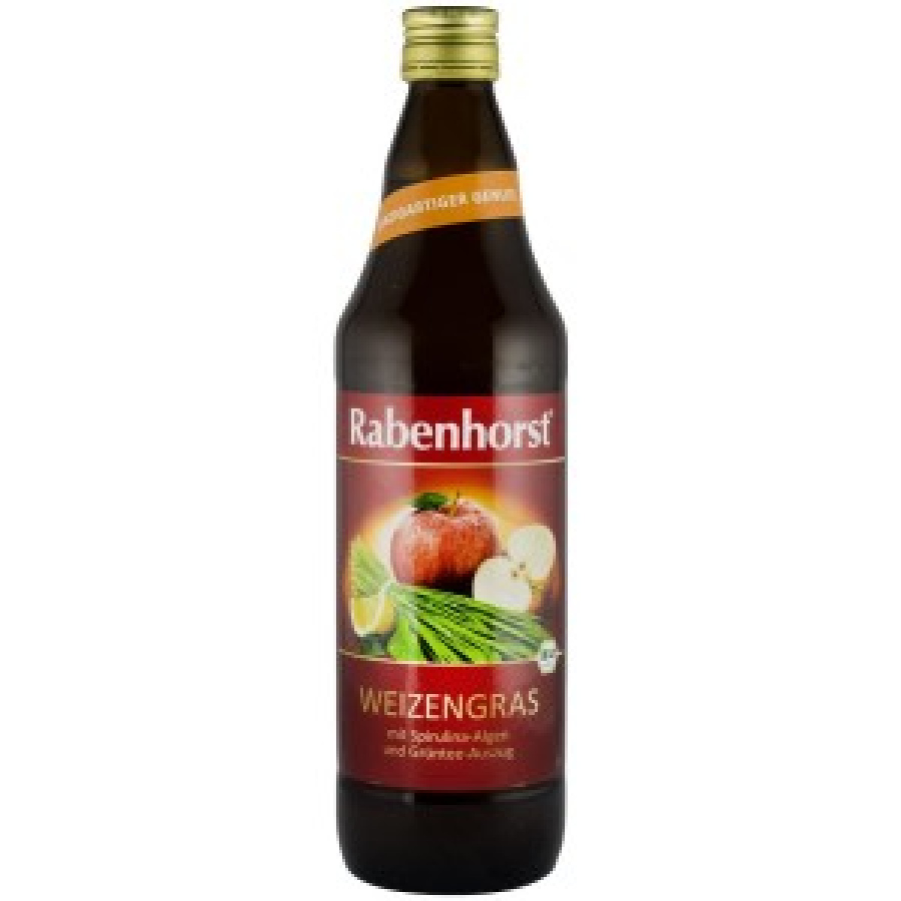 IARBA DE GRAU BAUTURA BIO CU SPIRULINA SI INFUZIE DE CEAI VERDE, 0.75L RABENHORST