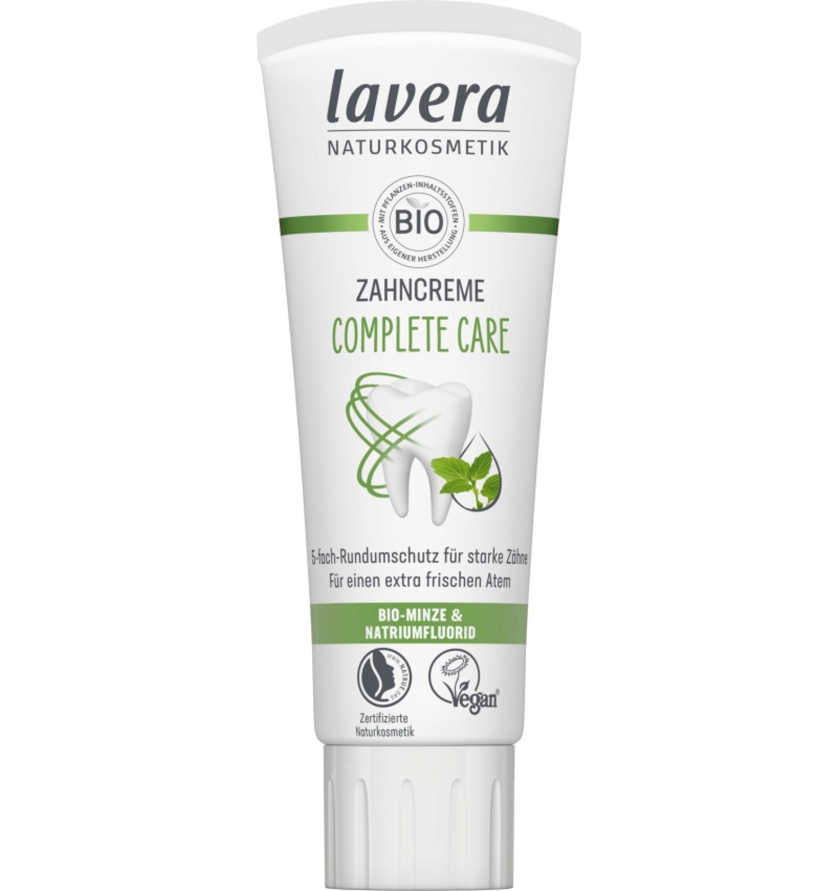 PASTA DE DINTI BIO CU MENTA, INGRIJIRE COMPLETA, 75ML LAVERA