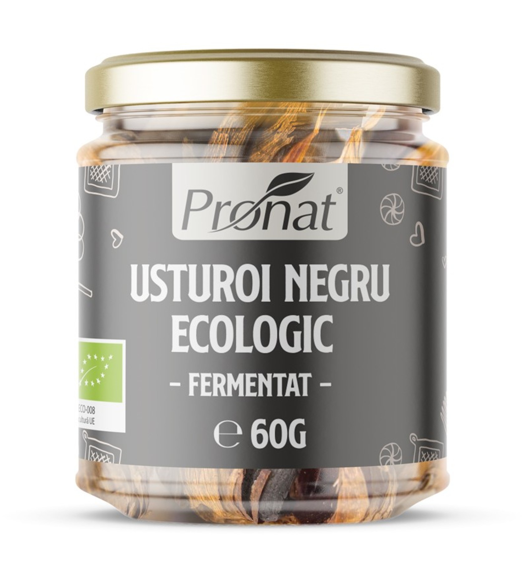 ECO/BIO Usturoi negru fermentat 60gr