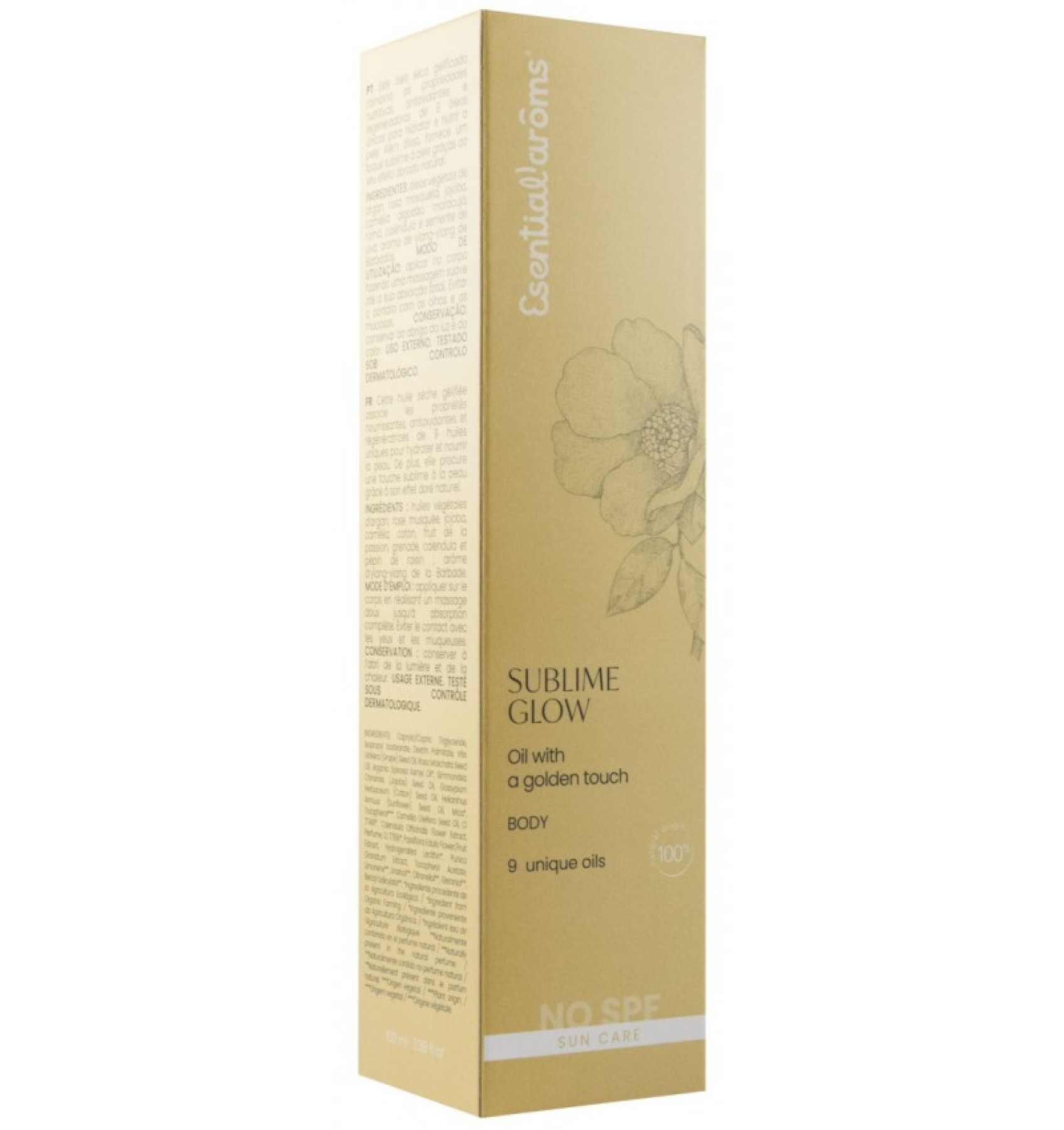 Bio Mix din 9 tipuri de ulei cu efect de stralucire, 100ml