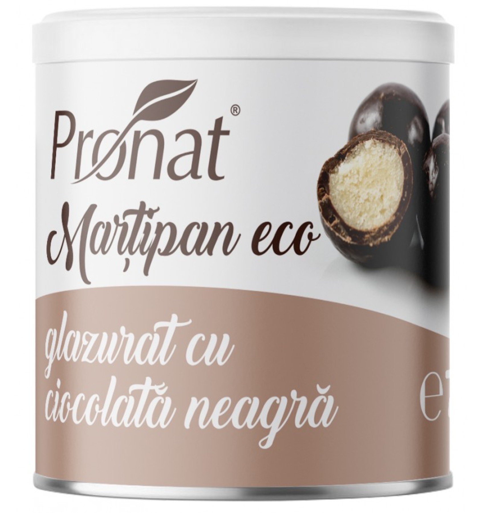 ECO/BIO Marzipan in ciocolata neagra, vegan, 70gr