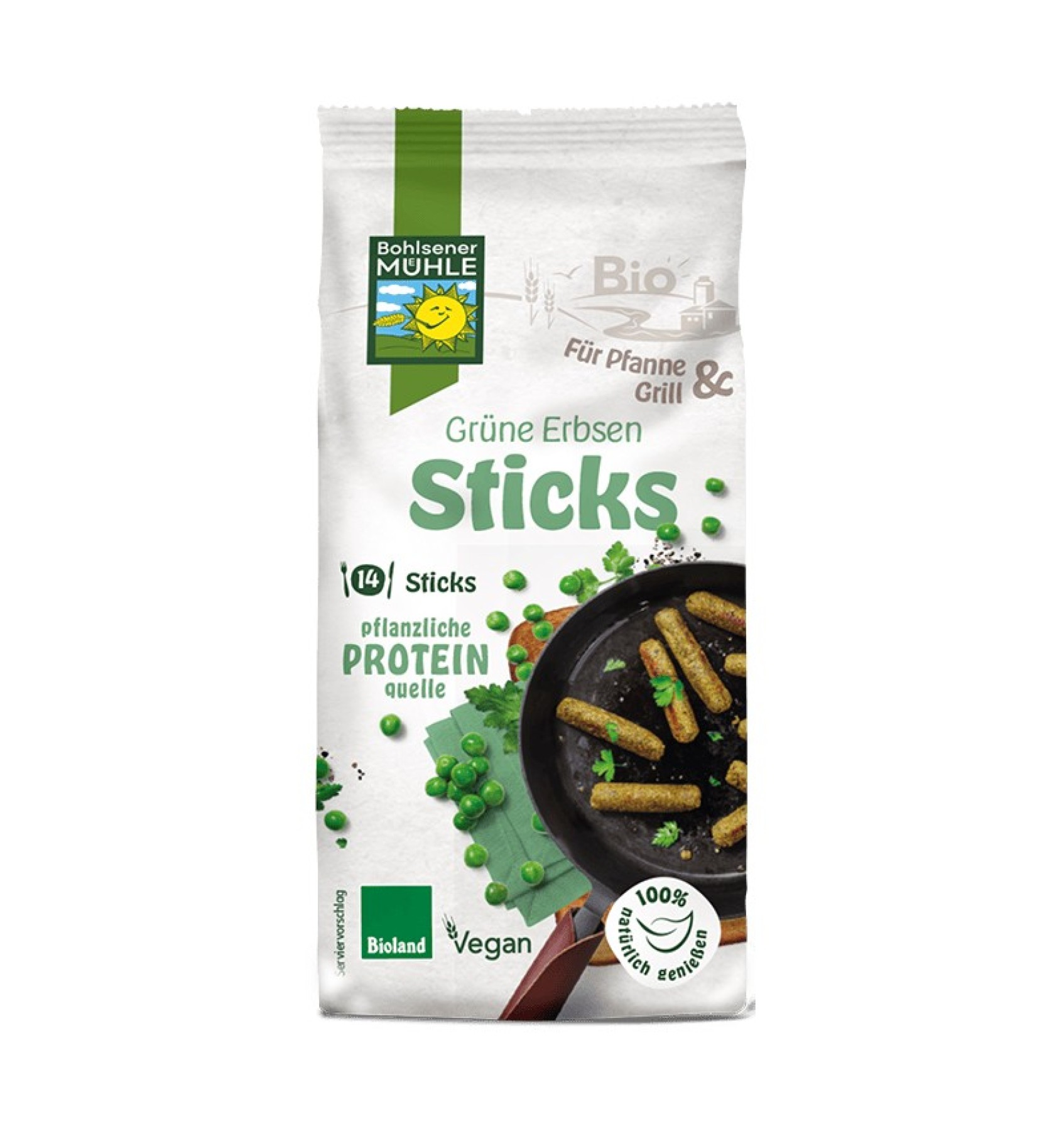 ECO/BIO Mix pentru betisoare cu mazare verde, 165gr