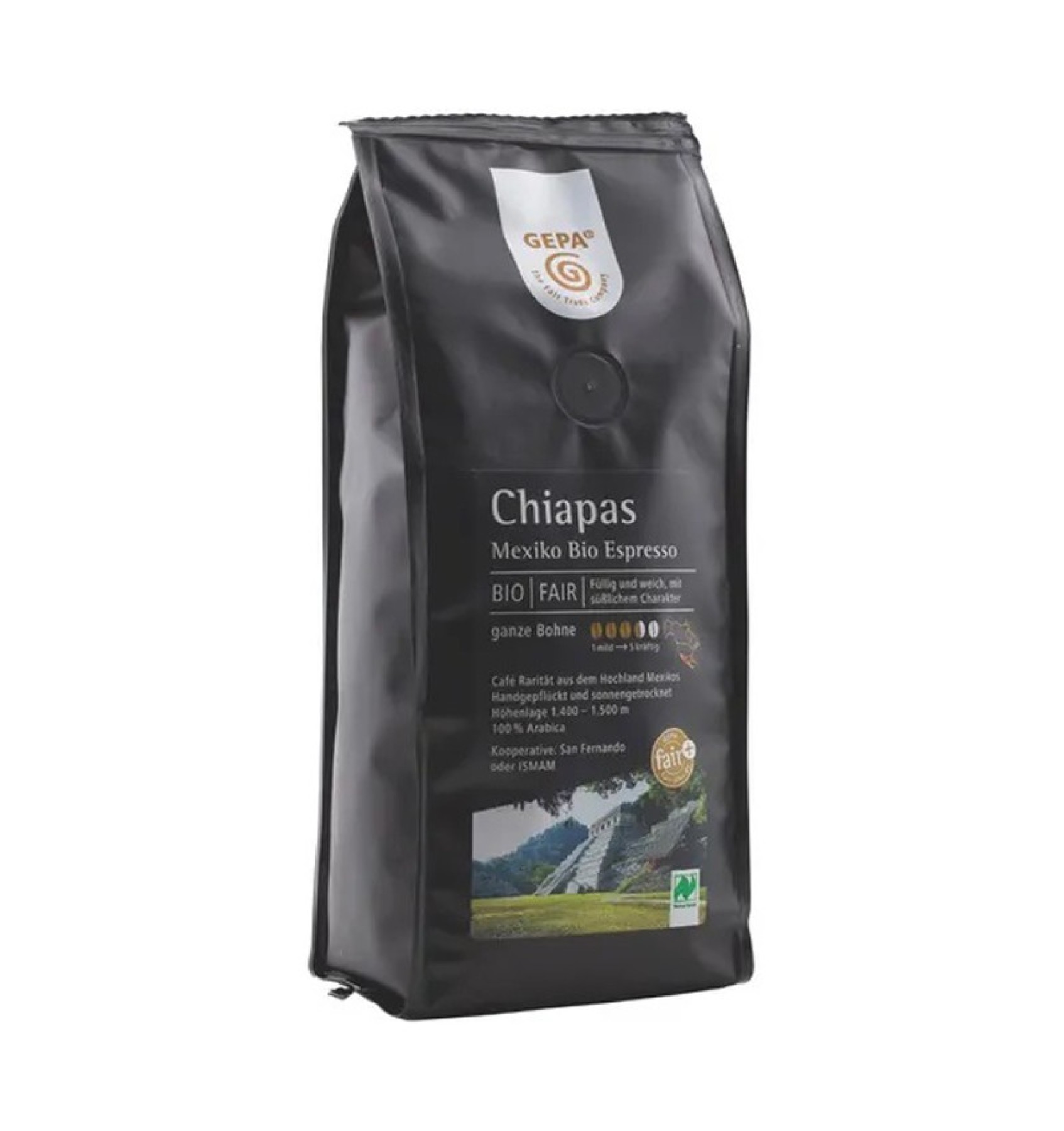 ECO/BIO Cafea Espreso Mexico Chapas boabe 250gr