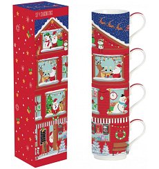 Set 4 cani *0.275l, Christmas Neighbours