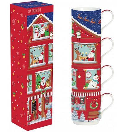 Set 4 cani *0.275l, Christmas Neighbours