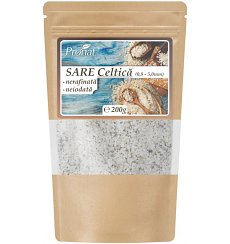Sare celtica grunjoasa, nerafinată, neiodata, 200g