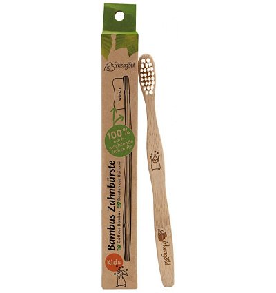 Periuta de dinti pentru copii, din bambus