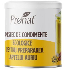 ECO/BIO Amestec de condimente pentru prepararea laptelui auriu, 100gr