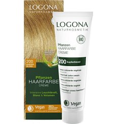 BIO Vopsea crema pt par 150ml, Blond cupru 200