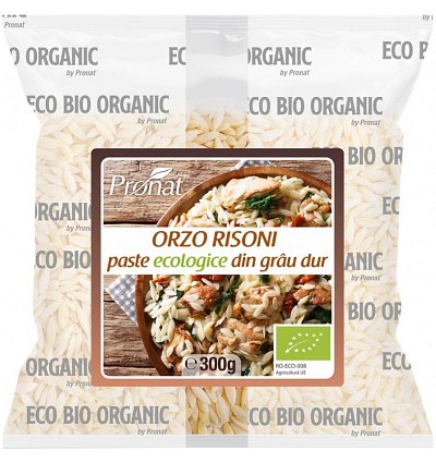 ECO/BIO Risoni din grau dur, 300gr