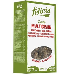 ECO/BIO Fusilli multicereale din hrisca si quinoa 250g