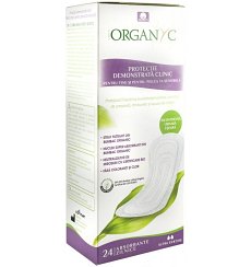 Absorbante ultra subtiri pentru incontinenta, din bumbac organic, 24 buc Organyc
