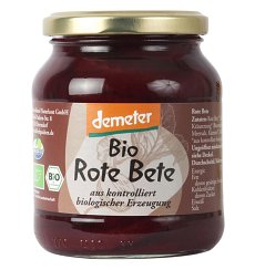 Sfecla rosie murata bio si demeter, 330 g / 220 g