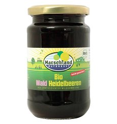 Compot bio de afine de padure, 340 g/125 g