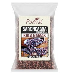 Sare neagra grunjoasa Kala Namak, 500g