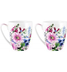 Set doua cani de portelan (0.35l) in cutie cadou