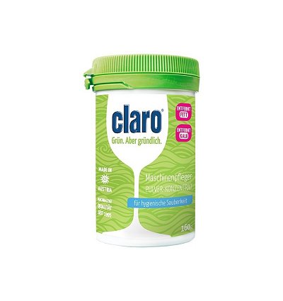CLARO PULBERE CONCENTRATA PENTRU INTRETINEREA MASINII DE SPALAT VASE, 160G CLARO