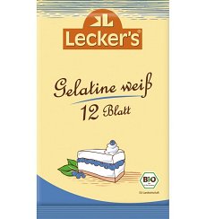 GELATINA ALBA BIO 12 FOI 20G LECKER`S