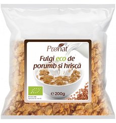 FULGI BIO DE PORUMB SI HRISCA, 200G