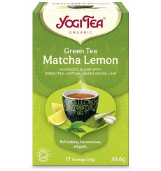 Ceai Bio VERDE Cu MATCHA SI LAMAIE, 17 pliculete 30.6g Yogi Tea