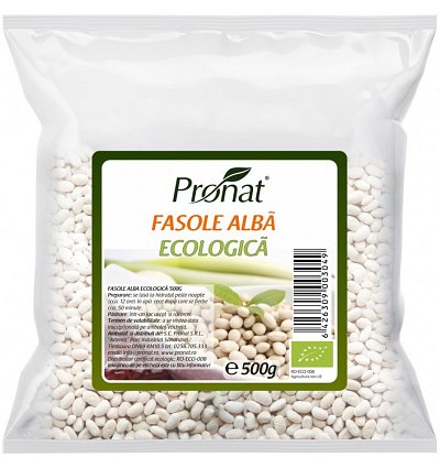 Fasole alba Bio, 500 g