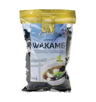 GOLDEN TURTLE Wakame alge uscate, 100 g