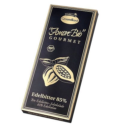 Ciocolata neagra, 85% cacao, 100 g LIEBHART\\\'S AMORE BIO
