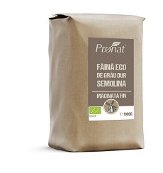 ECO/BIO Faina Semolina -din grau dur- macinata fin- 1kg