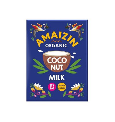 ECO/BIO Lapte de cocos 200ml, 17%grasime, tetra pack