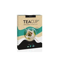 Teacup set, 60 de filtre naturfine pentru ceai + bastonaș de bambus