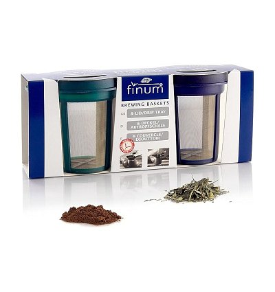 Set de 2 filtre universale de marimea M, verde si albastru