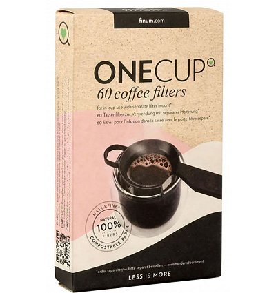 Onecup, 60 de filtre naturfine pentru cafea