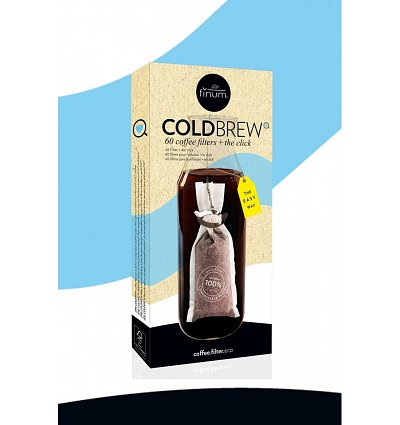 Coldbrew, filtre pentru prepararea la rece a cafelei + dispozitiv de sigilare cu click
