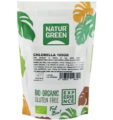 Pudra bio de Chlorella, 165 g Natur Green